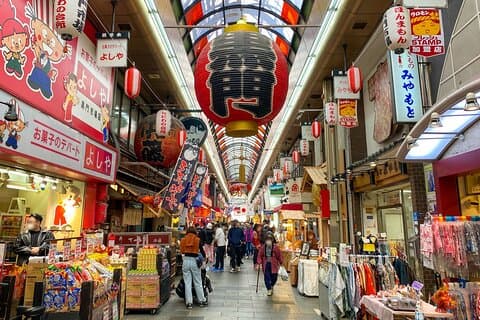 Tour a pie por Osaka : Dotonbori, Mercado de Kuromon & Street Food