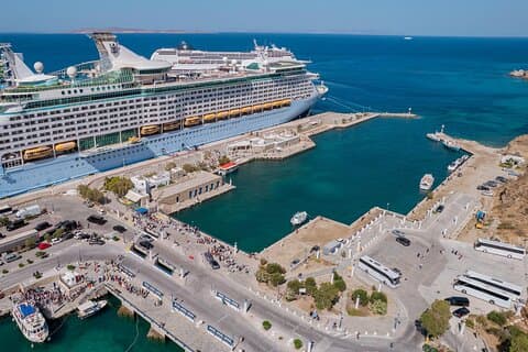 Mykonos strandutflykt med upphämtning från kryssningsterminalen