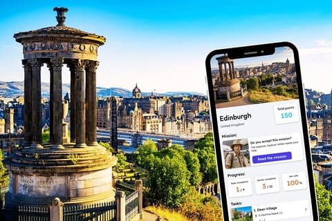 Edinburgh Exploration Private Game und Stadtrundfahrt auf Ihrem Telefon