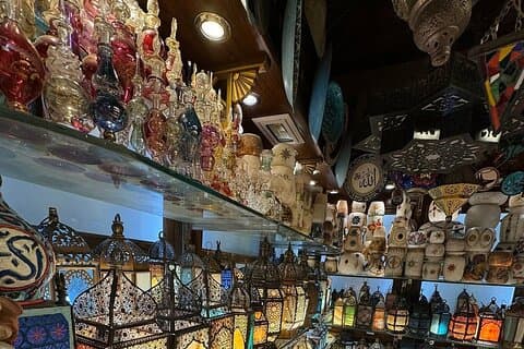 Cairo Khan el Khalili Market & shopping with lunch Koshary