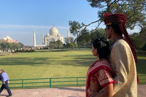 Taj Mahal Tour från Delhi