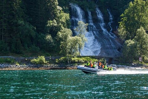 Olden: Rib Boat Sightseeing no Fiorde