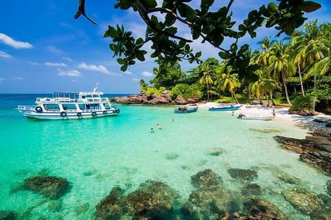 Entdecken Sie 3 Inseln von Phu Quoc mit dem Boot