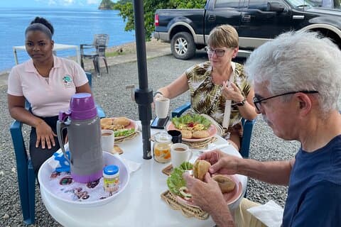 Local Breakfast & Soufriere Excursions