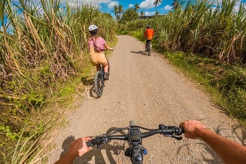 Nadi E-Bike Adventure: Discover Fiji's Hidden Sugarcane Farmland