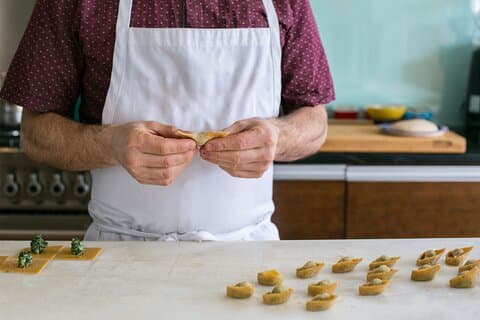 Tortelloni and Tagliatelle Cooking Class in Bologna + Wine