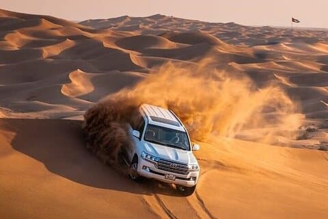 Private Premium Dubai Evening Dune Bashing With Live BBQ