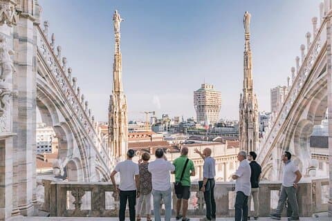 Milán: entrada a las terrazas del Duomo y Apericena