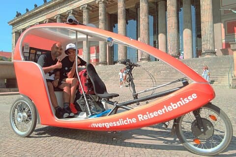 Individuell bytur med sightseeing - rickshaw-tur i Berlin