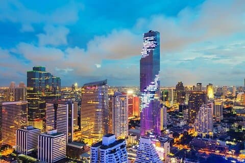 King Power Mahanakhon Sky Walk Bangkok Billet d'entrée avec photo