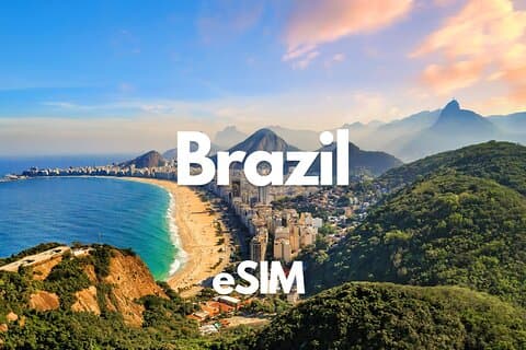 Brazilië Data eSIM 500 MB per dag tot 10 GB - 30 dagen