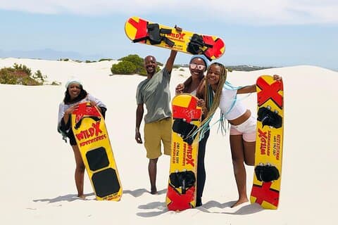 WildX Sandboarding the Real White Sand Dunes Atlantis Cape Town