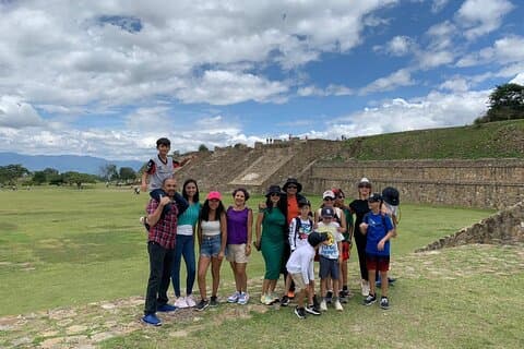 Full-day private tour to Monte Alban and Hierve el Agua
