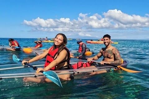 Tour en kayak y snorkel Maui Clear : Nadar con tortugas (Makena)