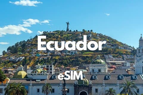 Ecuador Data eSIM from 0.5GB daily to 20GB 30 Days