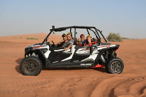 Dubai Morning 4 Seater Buggy Tour Sand Boarding & Camel ride