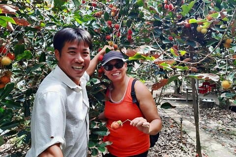 2-dagers privat Mekong Delta, Riverside og Ecolodge Nature Tour