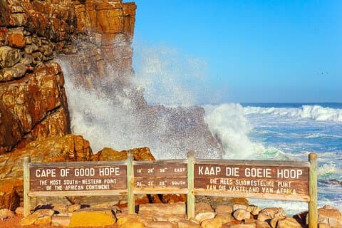 Delad Cape of Good Hope och Boulders Beach Tour