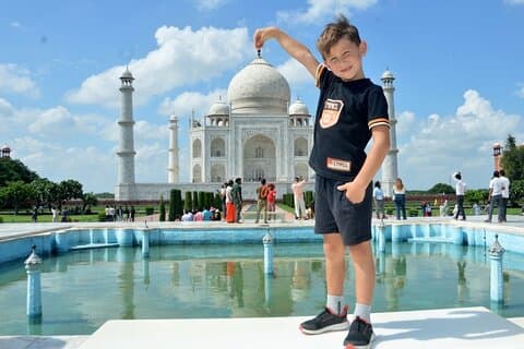 Sonnenaufgang Taj Mahal, Agra Fort und Baby Taj Tour von Jaipur mit dem Auto