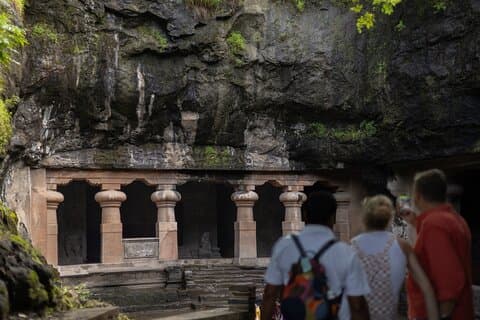 Elephanta Caves Mumbai Privat tur med lokalguide