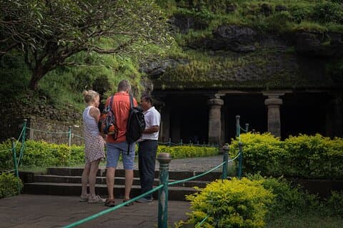 Mumbai City Sightseeing med Elephanta Caves Heldagstur