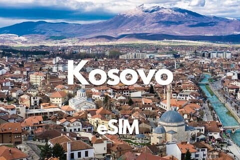 Kosovo Data eSIM from 0.5GB daily to 50GB 30 Days