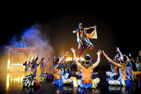 Show cultural Devdan em Bali
