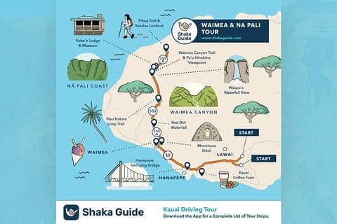 Waimea Canyon & Na Pali Driving Tour app