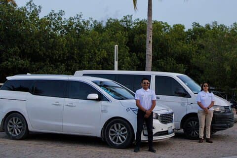 Ida e volta do aeroporto de Cancún para Tulum Center ou Boca Paila