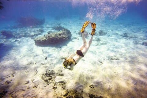 Excursión de esnórquel en catamarán de día completo con almuerzo desde Puerto Plata