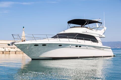 Privécharter op de luxe Sea Ray 52 Flybridge (max. 20 personen)
