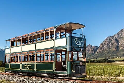 Fulddags Franschhoek Hop On Hop Off Wine Tram Tour fra Cape Town
