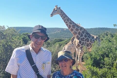 Privat heldagstur till Addo Elephant Park & Giraffe Walk