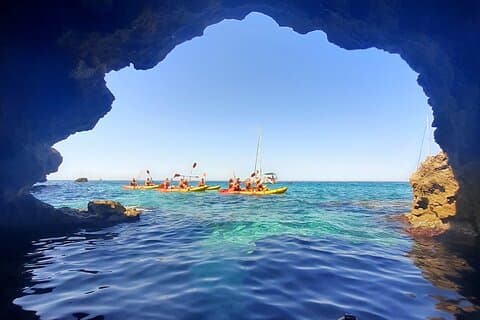 Excursion en kayak dans les grottes marines de Majorque