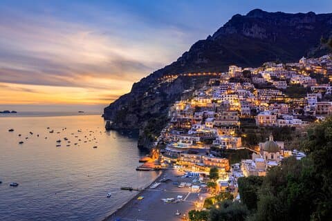 Tour al tramonto sulla Costiera Amalfitana e cena
