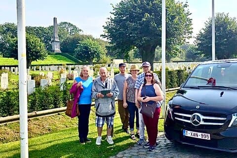 Visita privada a los campos de batalla de la Primera Guerra Mundial en Flandes desde Zeebruges