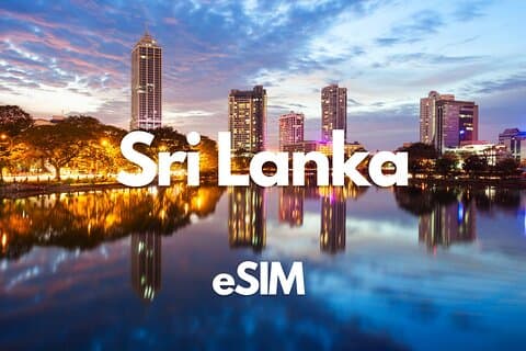 Sri Lanka Data eSIM från 0,5 GB dagligen till 50 GB 30 dagar