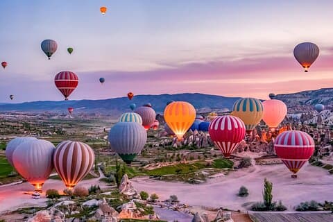 Forfait Tour Vert en Cappadoce avec Tour en Montgolfière
