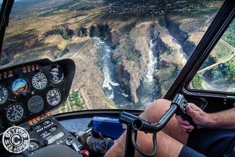 Victoria Falls Helicopter Tour with Guide