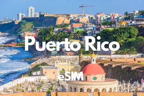 Puerto Rico Datos eSIM desde 0.5GB diarios hasta 20GB 30 Días
