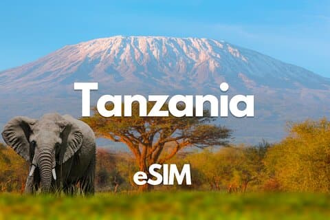 Tanzania Data eSIM from 0.5GB daily to 20GB 30 Days
