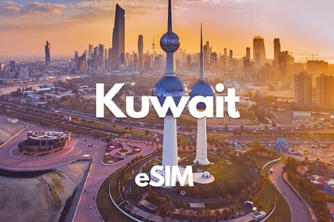 Kuwait Datos eSIM desde 0,5 GB diarios hasta 50 GB 30 días