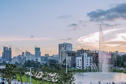 Addis Abeba City Verkenning van een halve dag