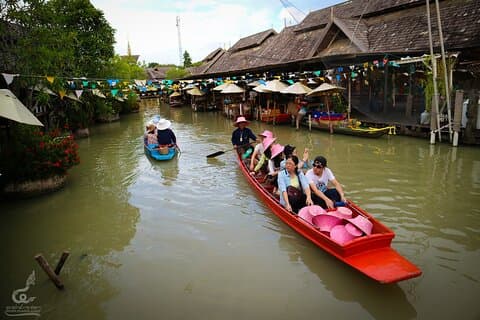 Opplev det flytende markedet i Pattaya