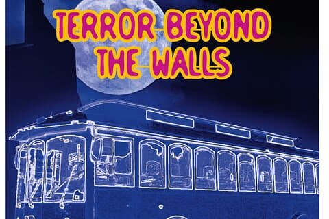 Passeio de bonde de Halloween "Terror além dos muros"