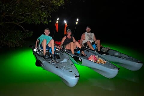 Guidet Glow LED kajakk solnedgang aktivitet i Bonita Springs