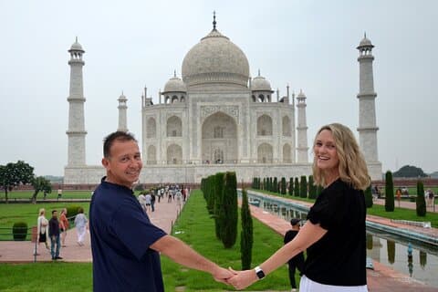 Excursão privada no mesmo dia sem filas no Taj Mahal saindo de Delhi