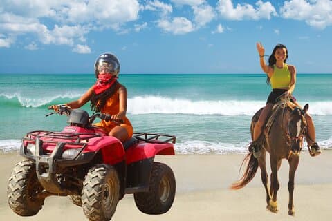 Combiné VTT et balade à cheval/dégustation de tequila