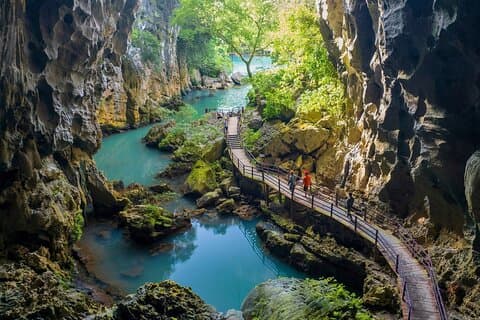 Paradise Cave & Dark Cave 1 dag - Deluxe liten gruppe
