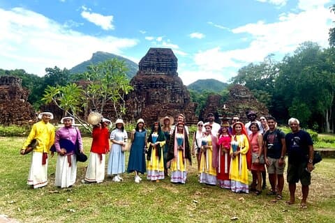 Hoi An Full-Day My Son Heritage Tour and Cam Thanh Cooking Class